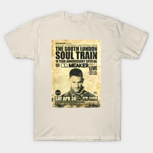 POSTER TOUR - SOUL TRAIN THE SOUTH LONDON 132 T-Shirt